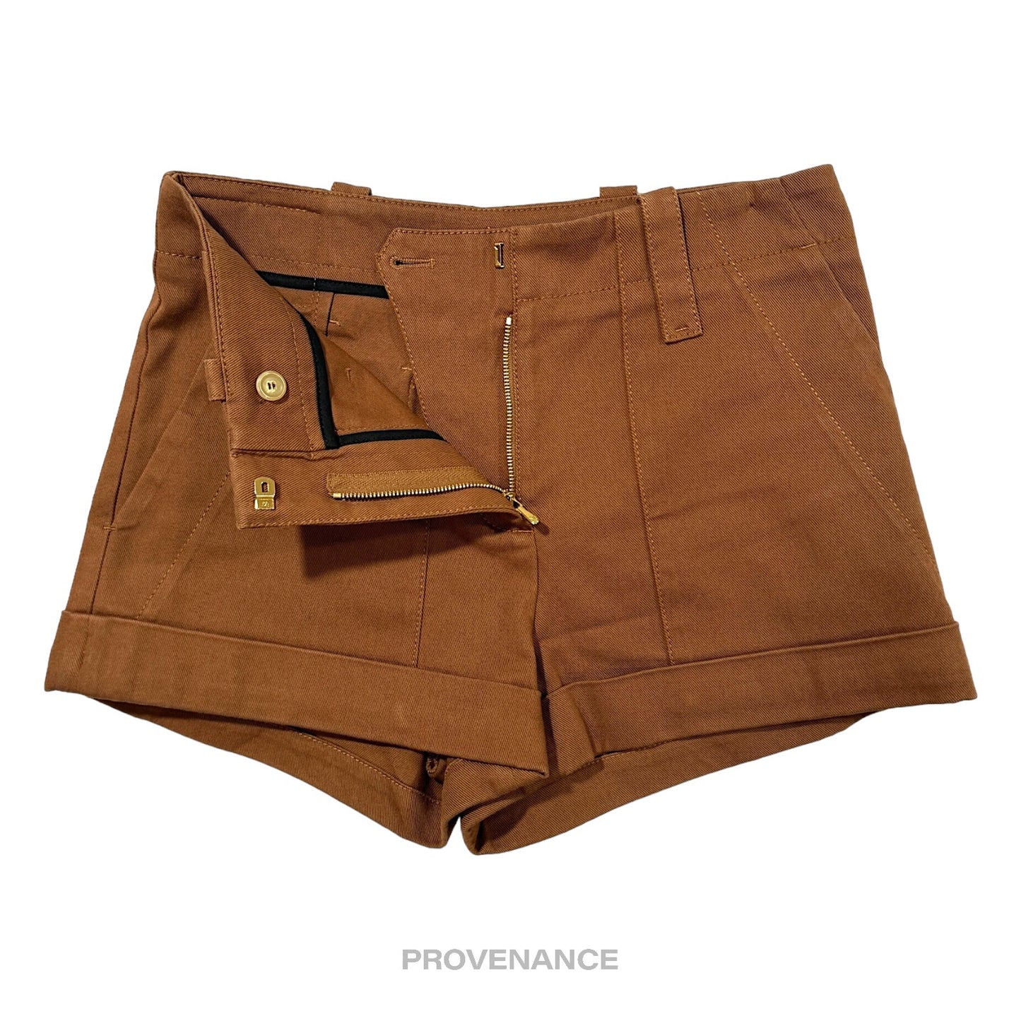 🔴 Louis Vuitton Inventeur Shorts - Armagnac Cotton Twill 34