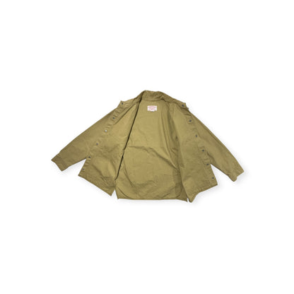 🔴 Filson Dry Tin Cloth Cape Coat 95 Tan USA Vintage SM 38