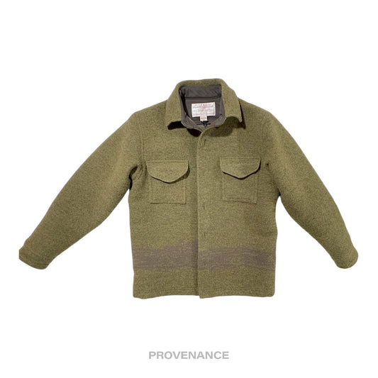 🔴 Filson Wool Jac-Shirt Jacquard CCC - Olive XS