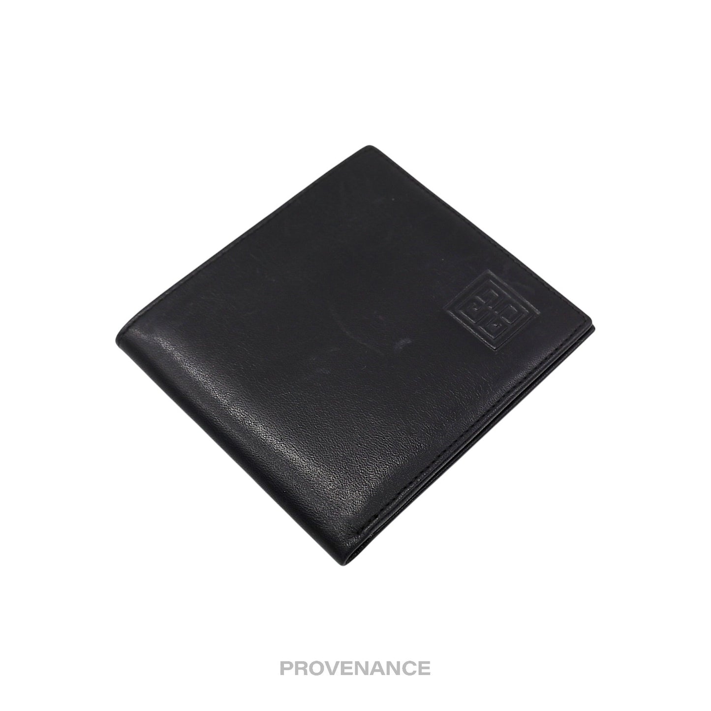 🔴 Givenchy 4G Logo 8CC Bifold Wallet - Monsieur Black Leather