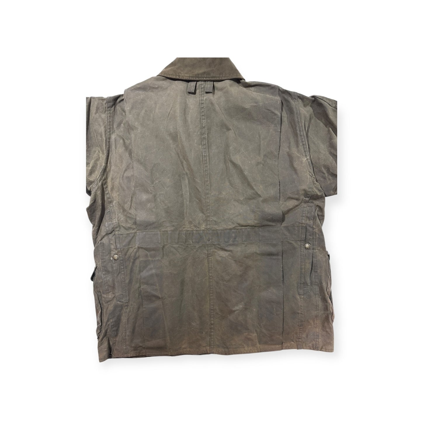 🔴 Filson Oil Tin Cloth Hunting Jacket 462 USA Vintage XL 46