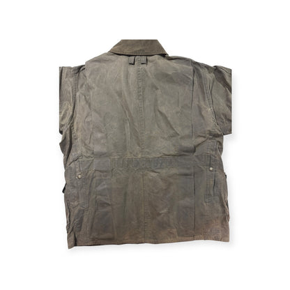 🔴 Filson Oil Tin Cloth Hunting Jacket 462 USA Vintage XL 46