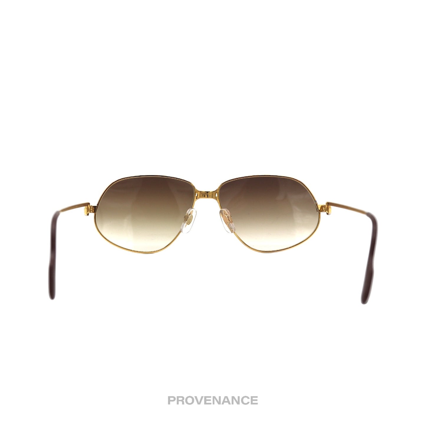 🔴 Cartier Panthere MM Sunglasses - Gold Brown 56