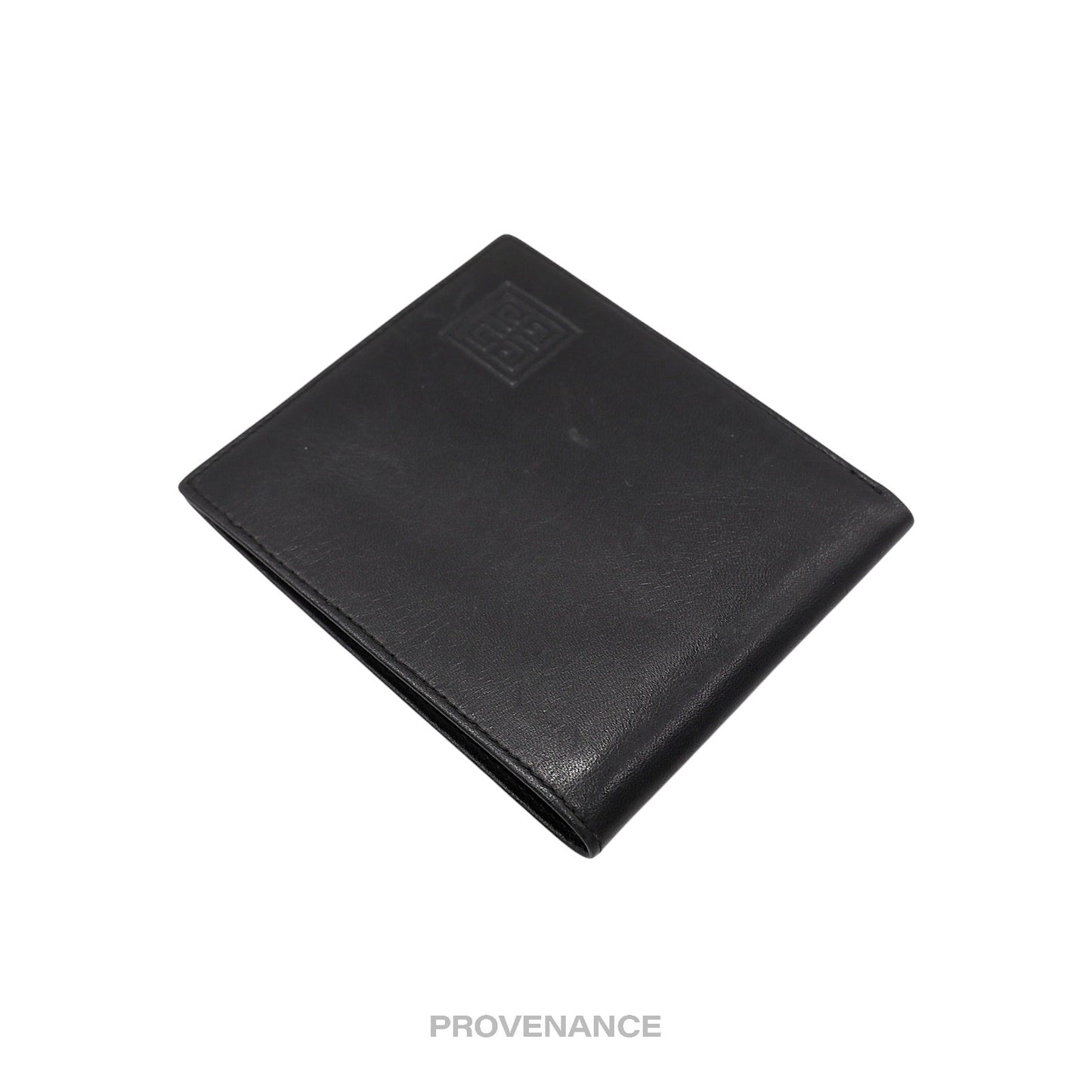 🔴 Givenchy 4G Logo 8CC Bifold Wallet - Monsieur Black Leather