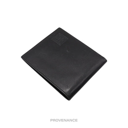 🔴 Givenchy 4G Logo 8CC Bifold Wallet - Monsieur Black Leather