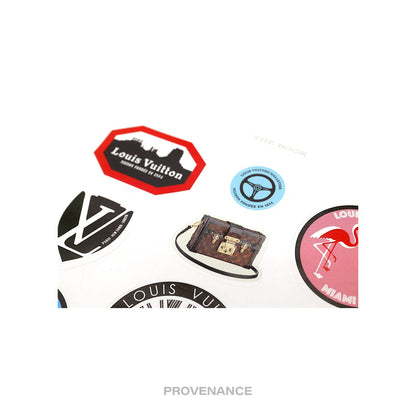 🔴 Louis Vuitton  Sticker Set Sheet -  THE BOOK HOLIDAY