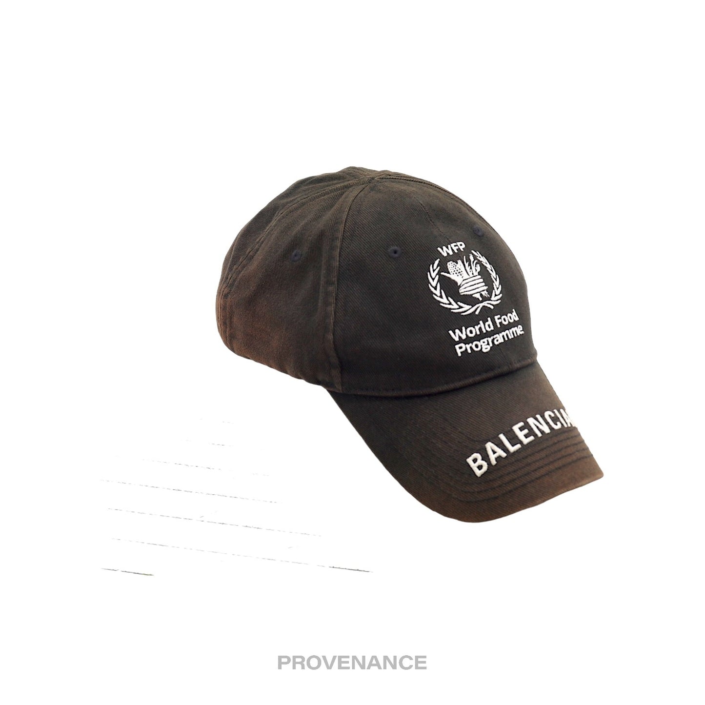 🔴 Balenciaga WFP World Food Programme Cap - Faded Black