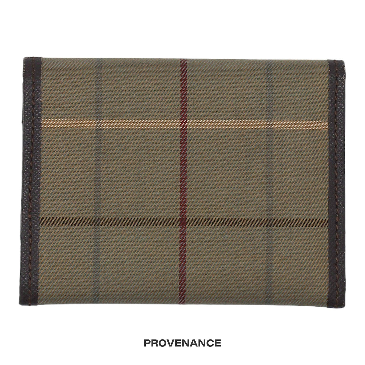 🔴 Burberry Horizontal Gusset Snap Coin Wallet - Nova Check