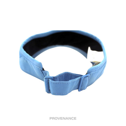 🔴 Burberry Golf Logo Embroidered Visor - Sky Blue