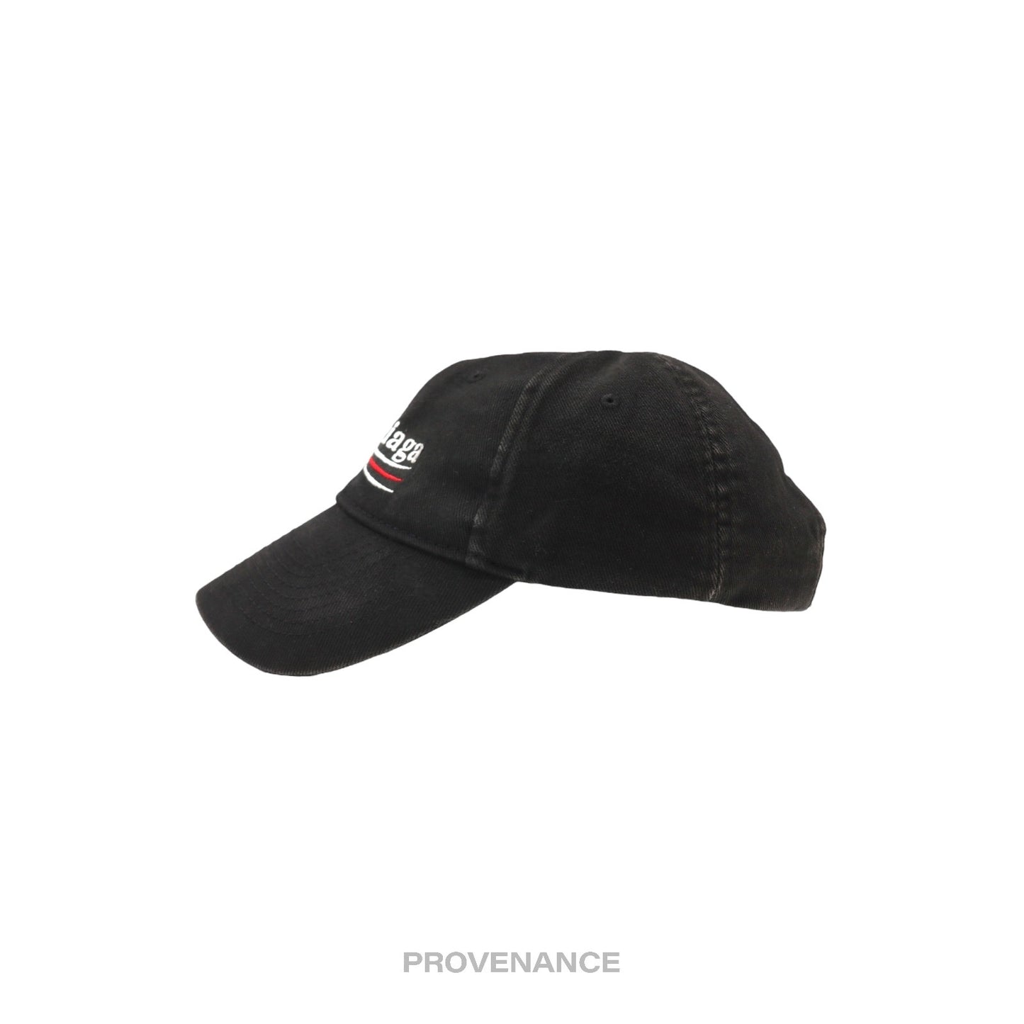 🔴 Balenciaga Political Campaign Cap Hat - Washed Black