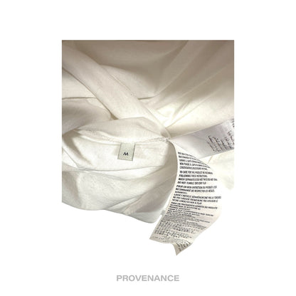 🔴 Gucci GG Signature Web Vintage Logo T-Shirt - White M