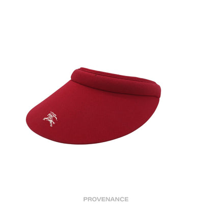 🔴 Burberry Golf Knight Logo Visor - Nova Check Red