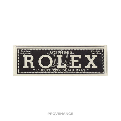 🔴 Rolex Antique Vintage Newsprint Ad - Crown Logo