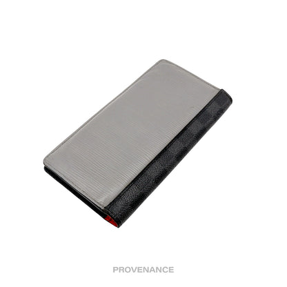 🔴 Louis Vuitton Brazza Long Wallet - Graphite Epi Patchwork
