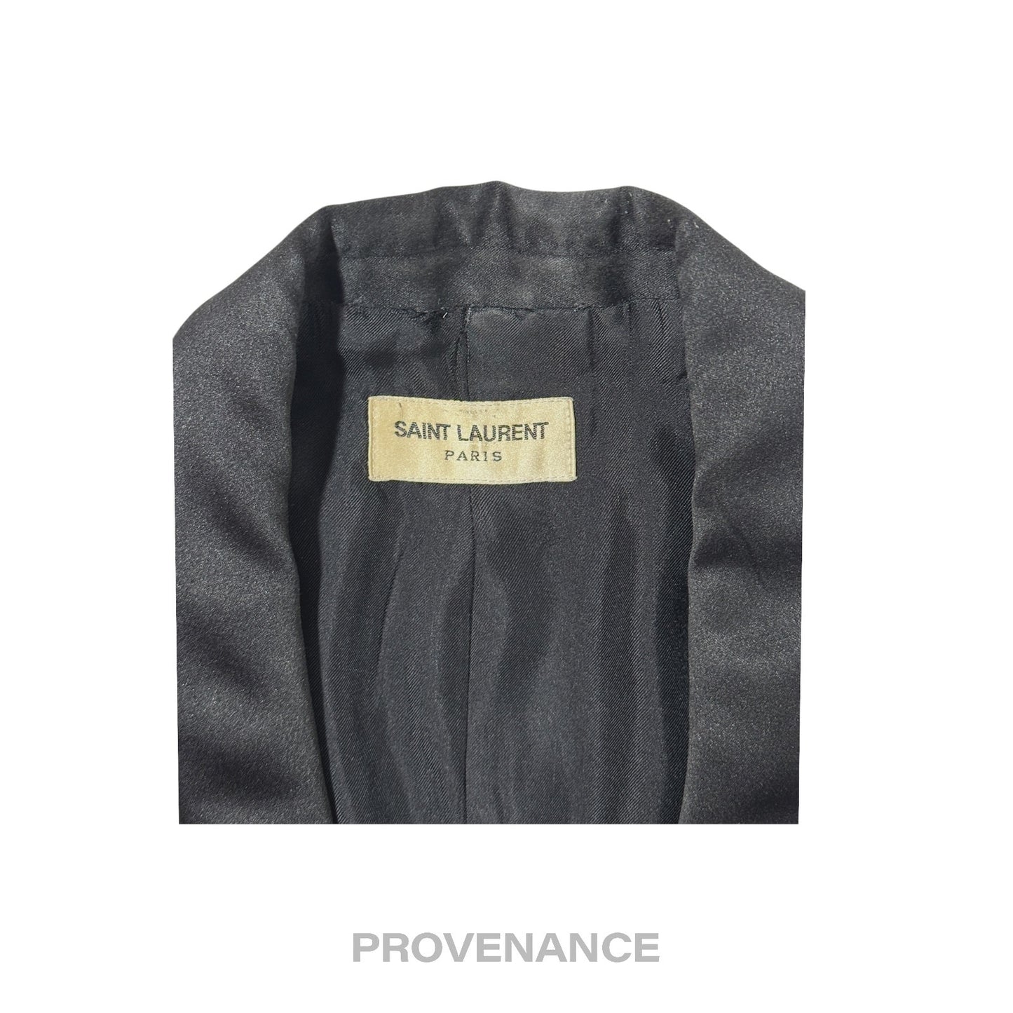 🔴 Saint Laurent Paris SLP Destroyed Tuxedo Dinner Jacket 44