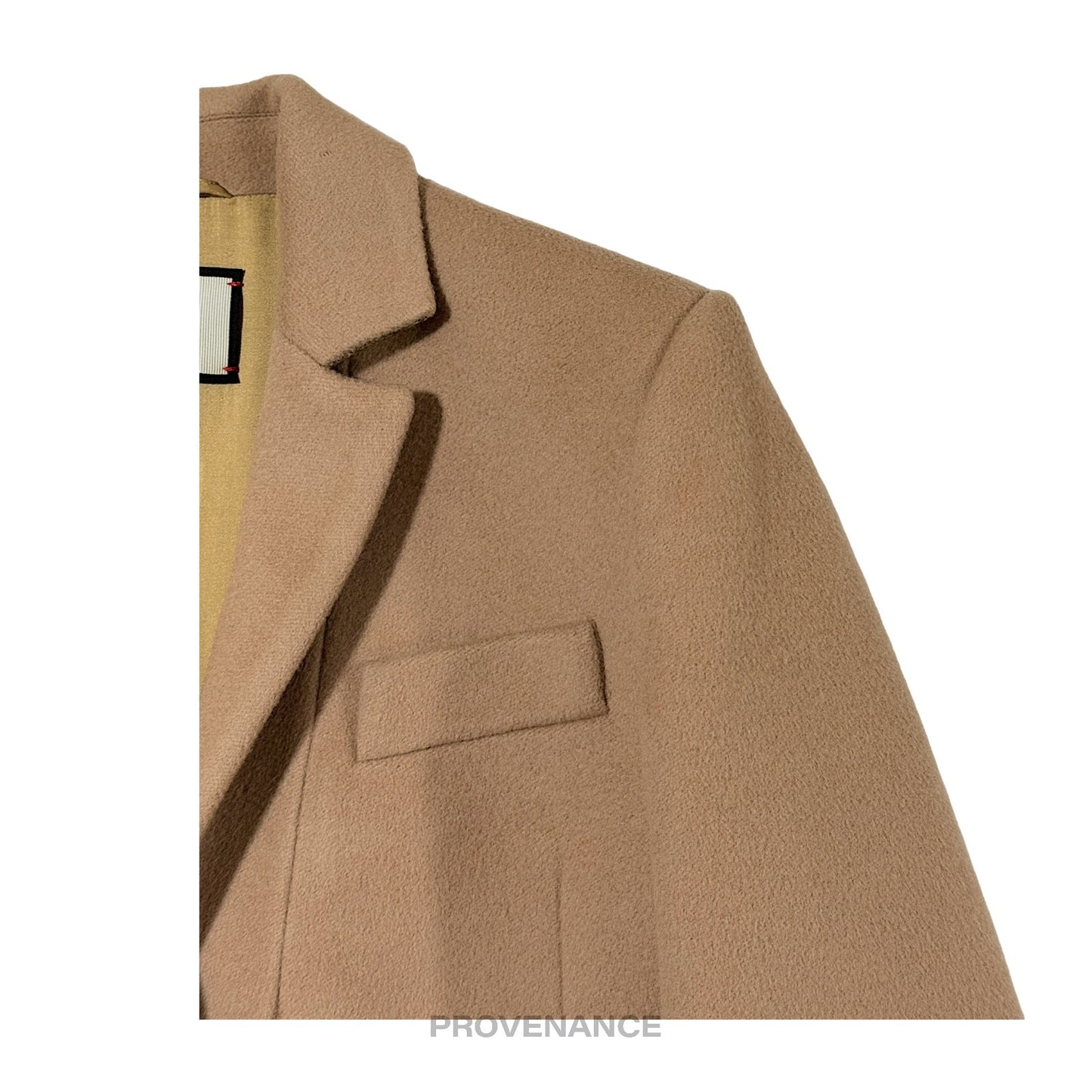 🔴 Gucci Chesterfield Wool Coat - Camel 42