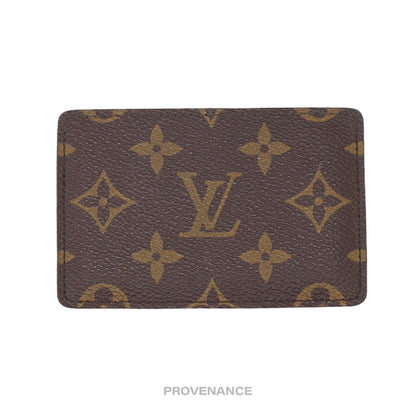 🔴 Louis Vuitton Card Holder Wallet - "MALLETIER" Monogram