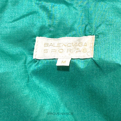 🔴 Balenciaga Sports Technical Track Pant - Teal Green M