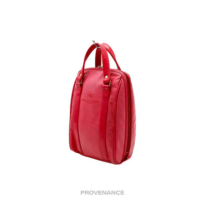 🔴 Balenciaga X Dunlop Clamshell Small Tote Bag - Red