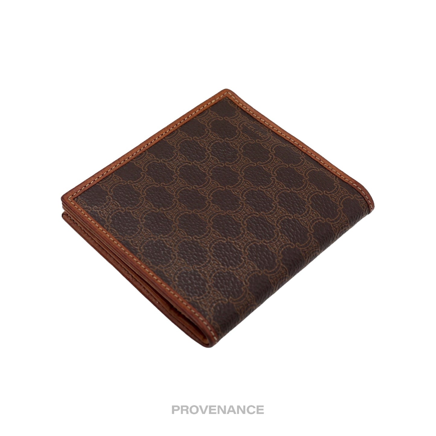 🔴 Celine Bifold Wallet - Macadam Brown