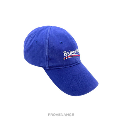 🔴 Balenciaga Political Campaign Cap Hat - Archetype Blue