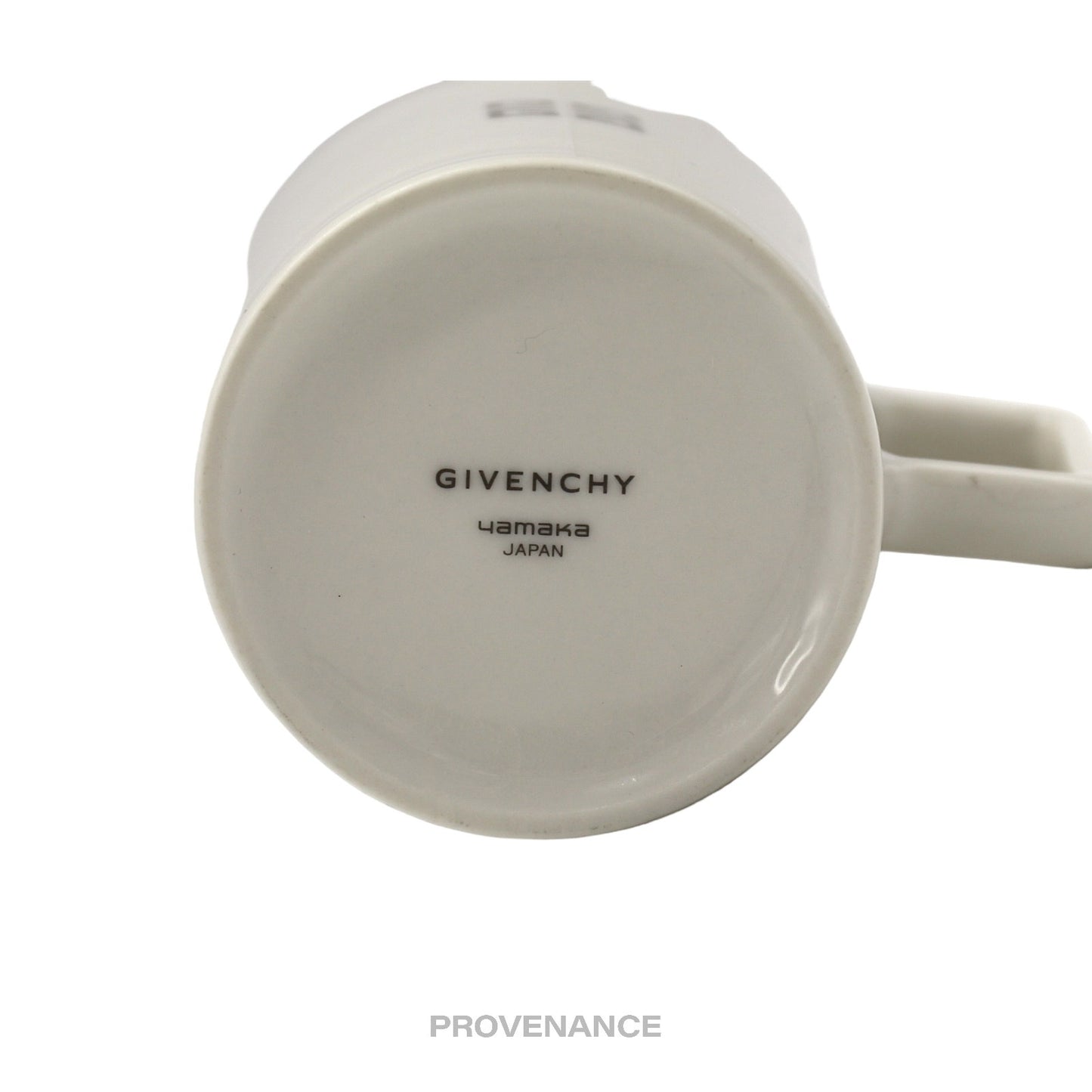 🔴 Givenchy x Yamaka Logo Two Tone Mug Cup - White