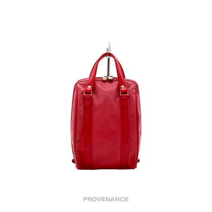 🔴 Balenciaga X Dunlop Clamshell Small Tote Bag - Red