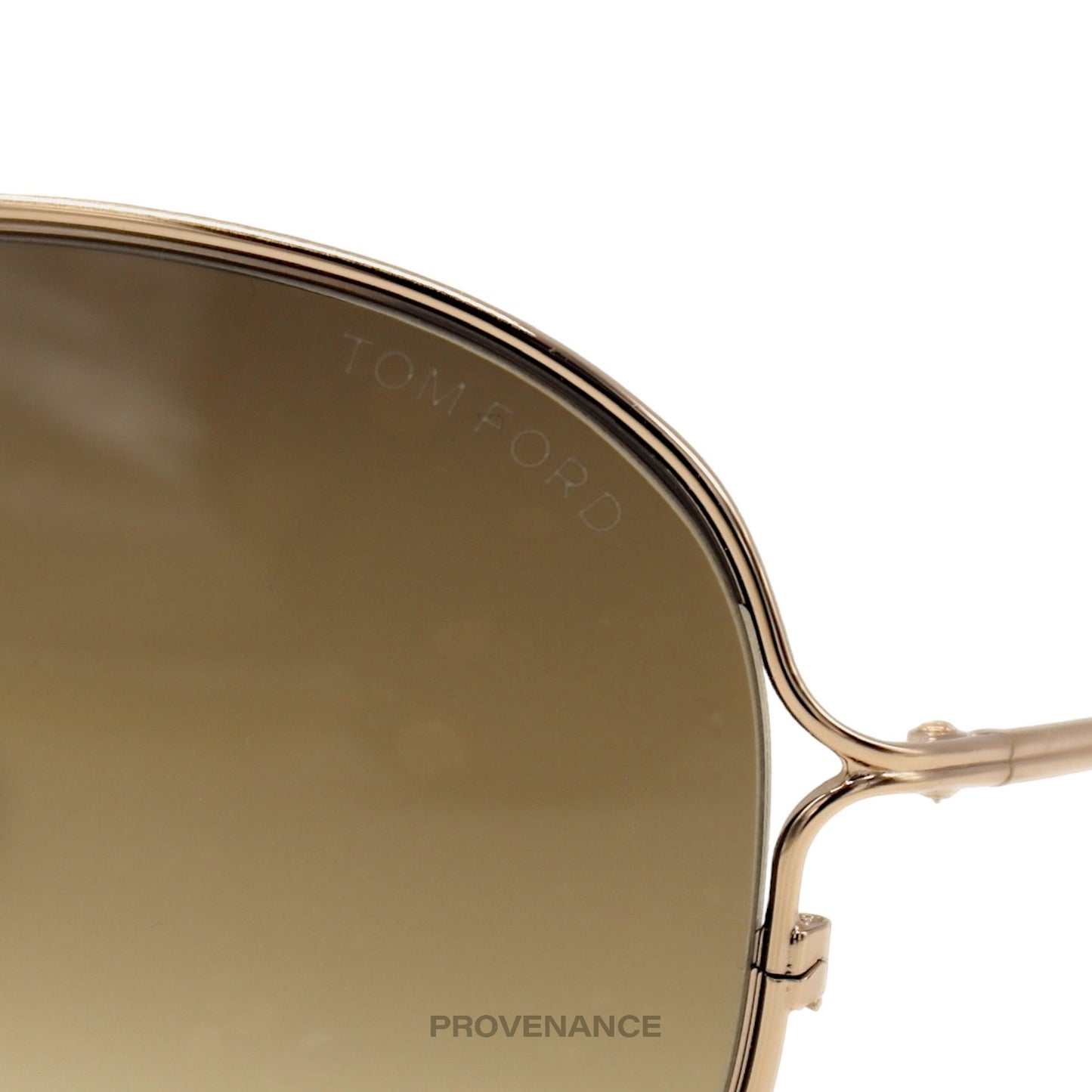 🔴 Tom Ford Shooting Sunglasses - Gold Brown Gradient