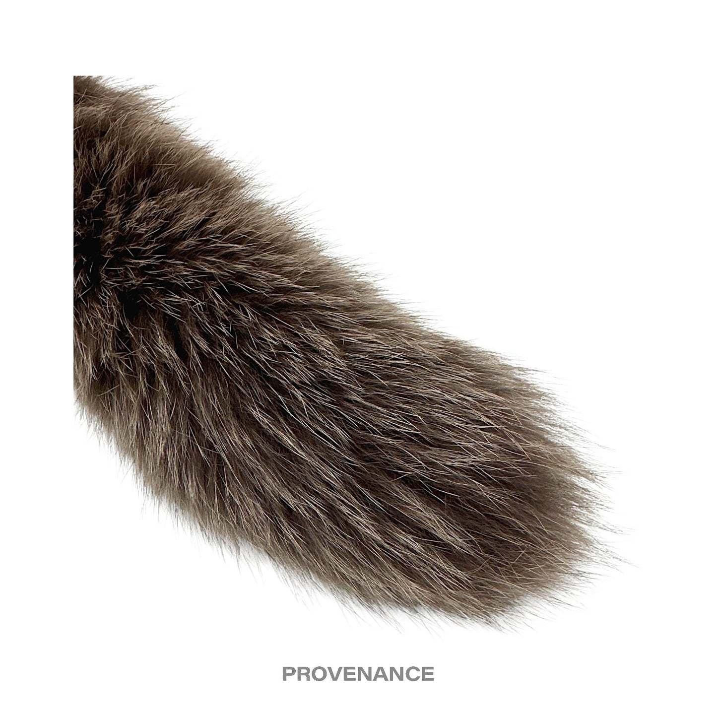 🔴 Givenchy Shawl Scarf - Fox Fur Chestnut Brown