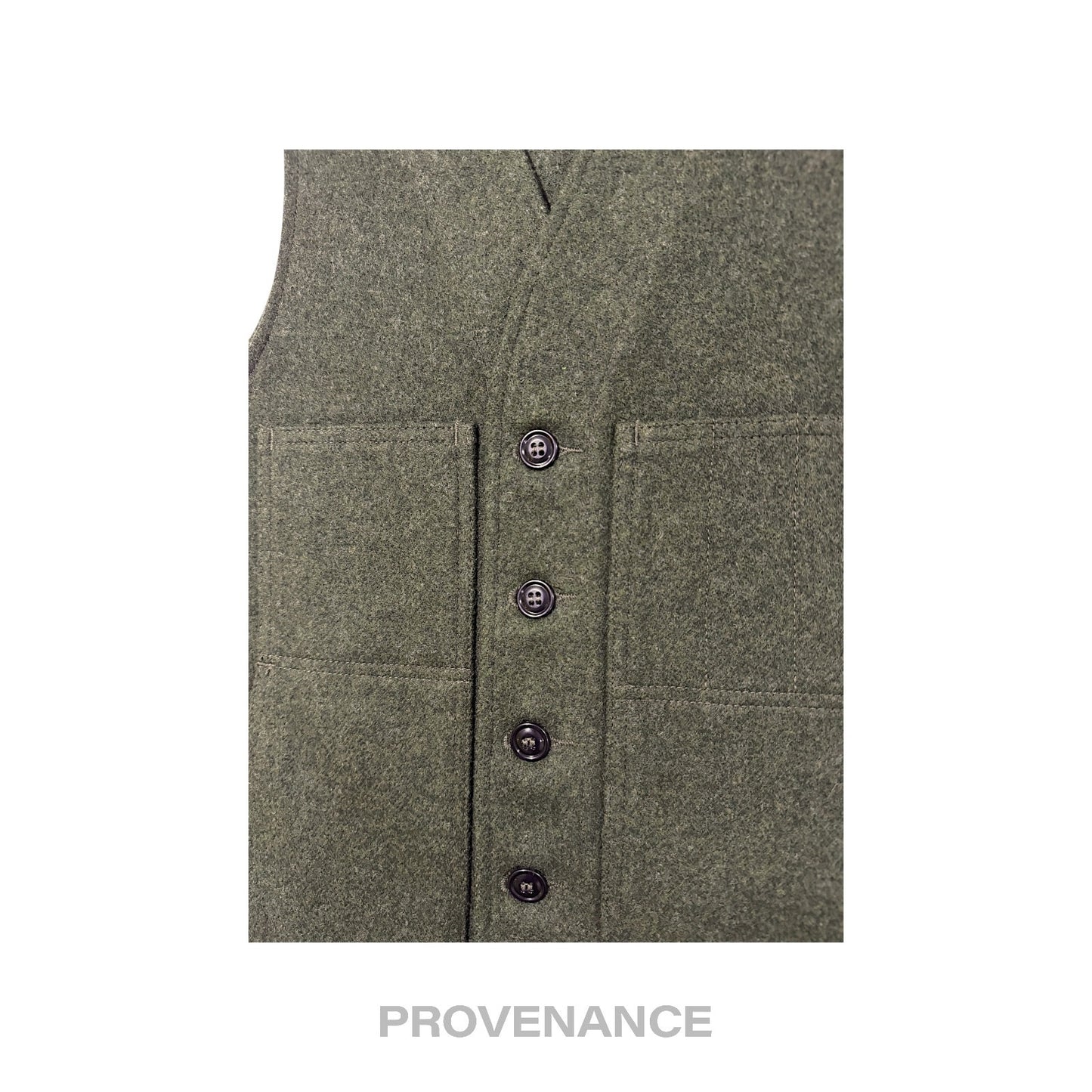 🔴  Filson Mackinaw Wool Vest - Forest Green XS