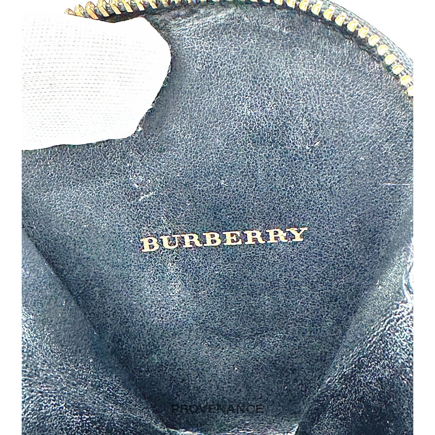 🔴 Burberry Zip Coin Wallet - Nova Check