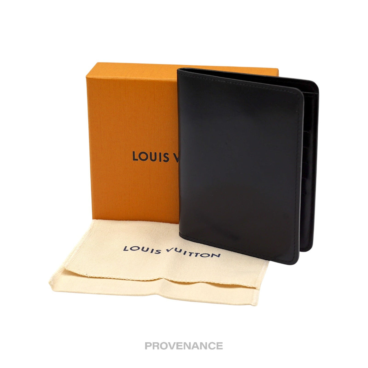 🔴 Louis Vuitton 10CC Tall Bifold Wallet - Nomade Noir Black