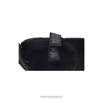 🔴 Balenciaga Embroidered Rainbow Logo Cap - Washed Black