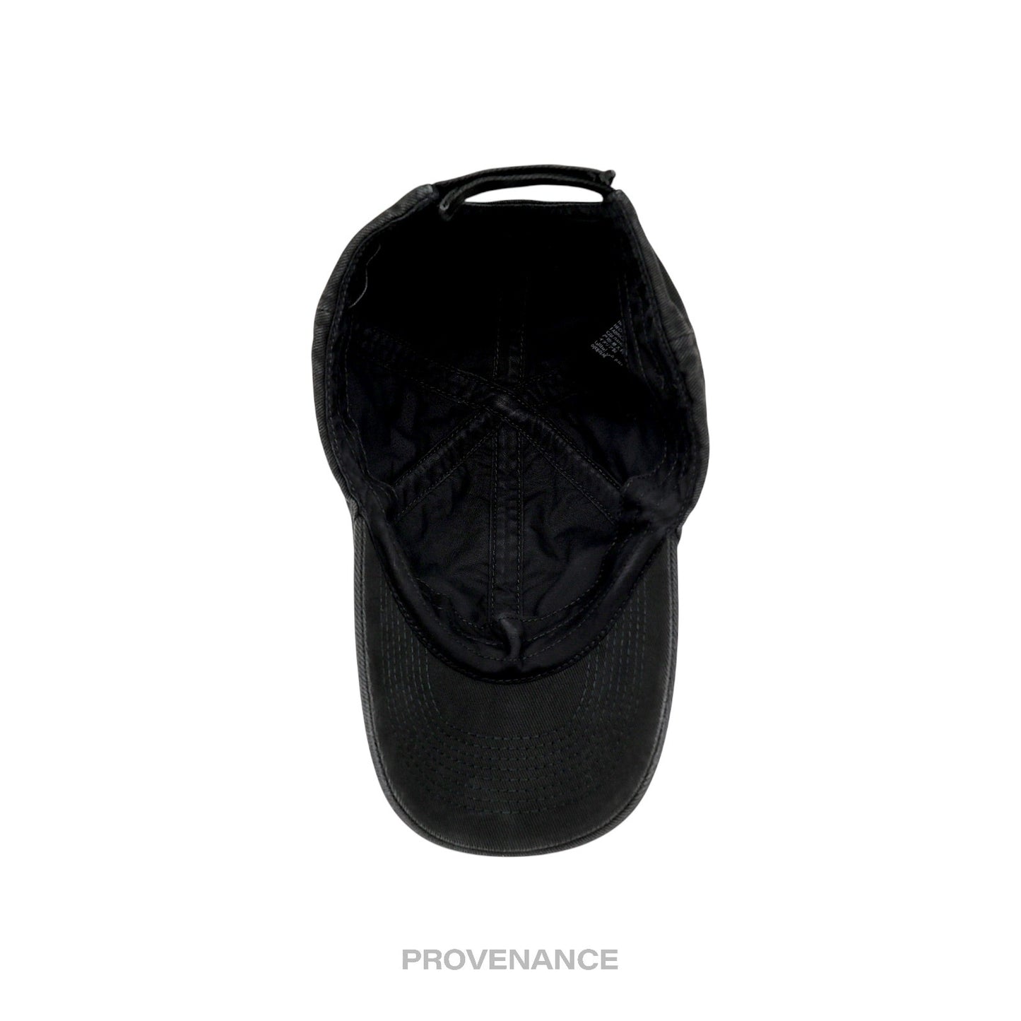 🔴 Balenciaga Embroidered Logo BB Lazer Destroyed Cap Black