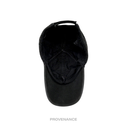 🔴 Balenciaga Embroidered Logo BB Lazer Destroyed Cap Black