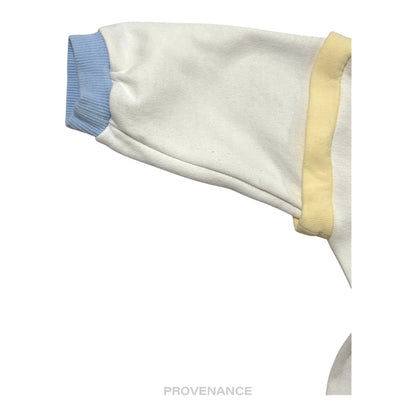 🔴 Yves Saint Laurent YSL Baby Onesie - White Blue Yellow