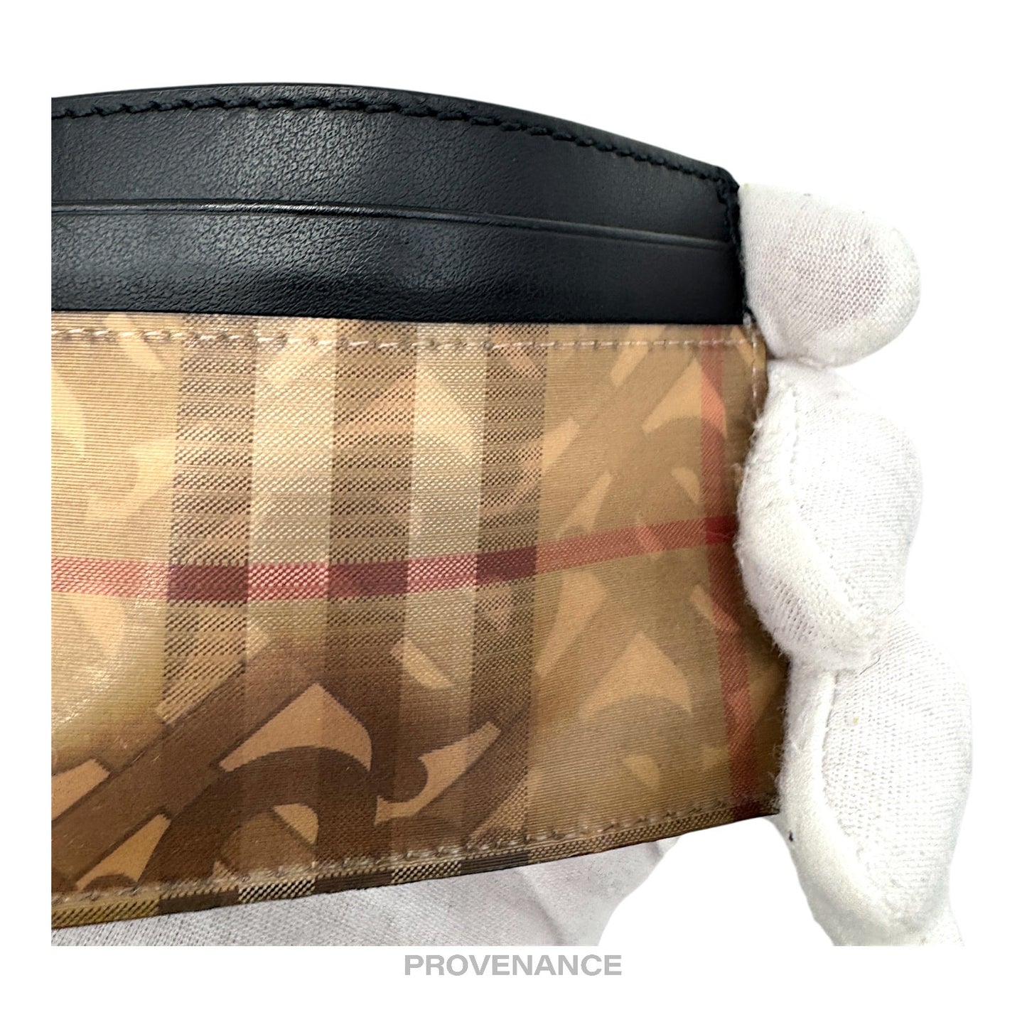 🔴 Burberry Card Wallet - Hologram Lenticular Monogram Check