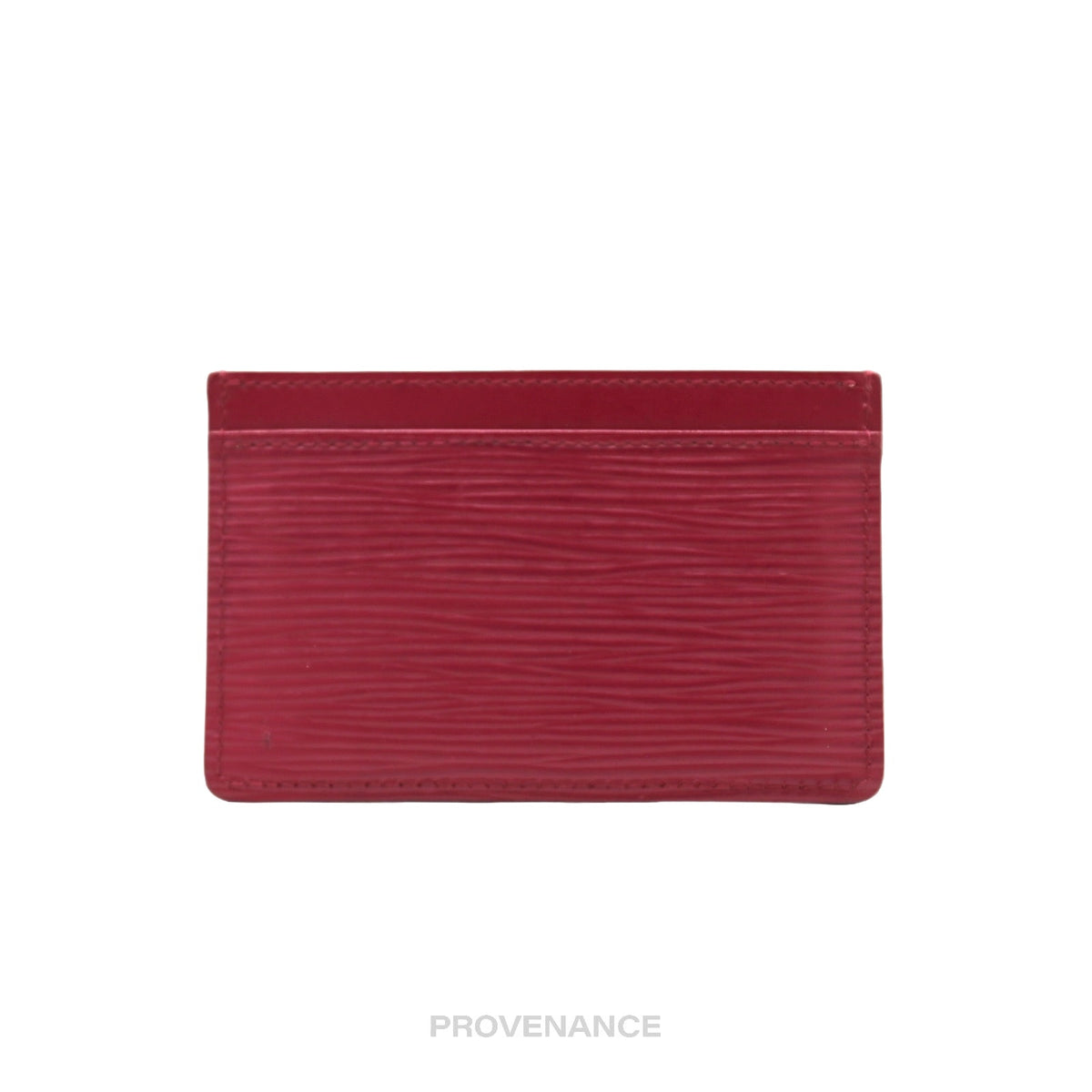 🔴 Louis Vuitton Card Holder Wallet - Fuchsia Epi Leather
