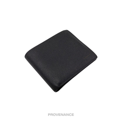 🔴 Givenchy Logo Bifold Wallet - Black Red Grained Leather