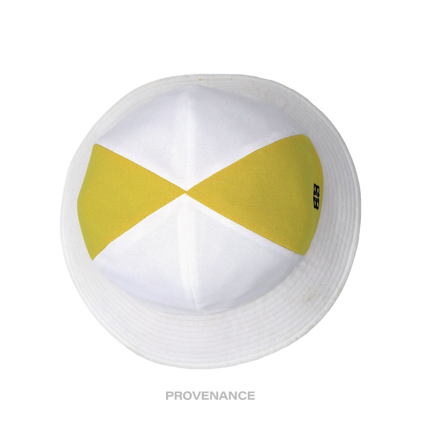 🔴 Givenchy 4G Bucket Hat - Yellow White Patchwork