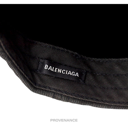 🔴 Balenciaga WFP World Food Programme Cap - Washed Black