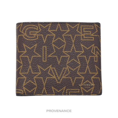 🔴 Givenchy 8CC Bifold Wallet - Monogram Stars