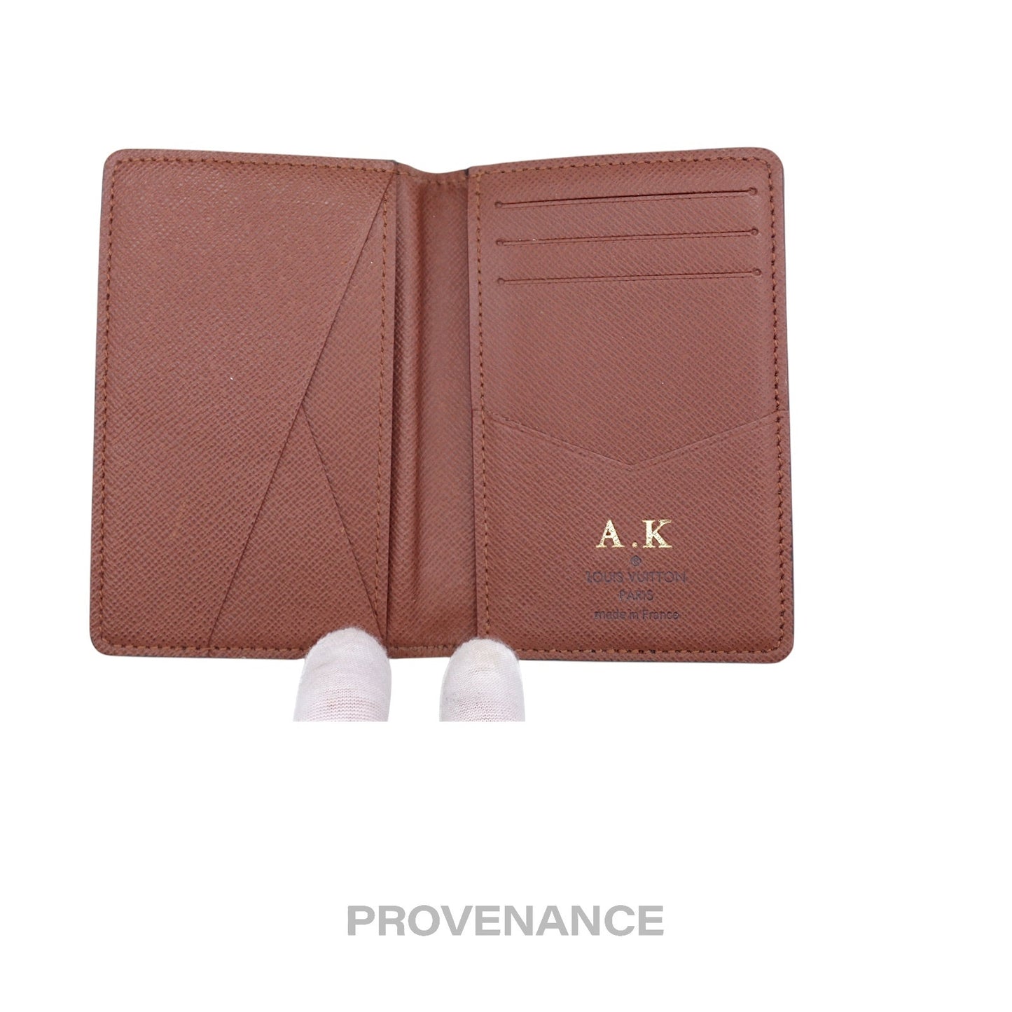 🔴 Louis Vuitton Pocket Organizer Card Wallet NM - Monogram