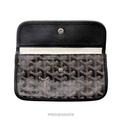 🔴 Goyard St. Louis Pouch Wallet - Black Goyardine