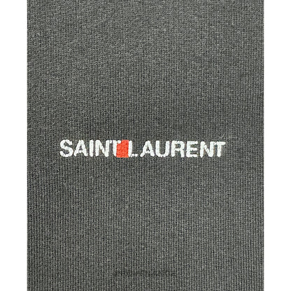 🔴 Saint Laurent Paris SLP Logo Hoodie - Black M