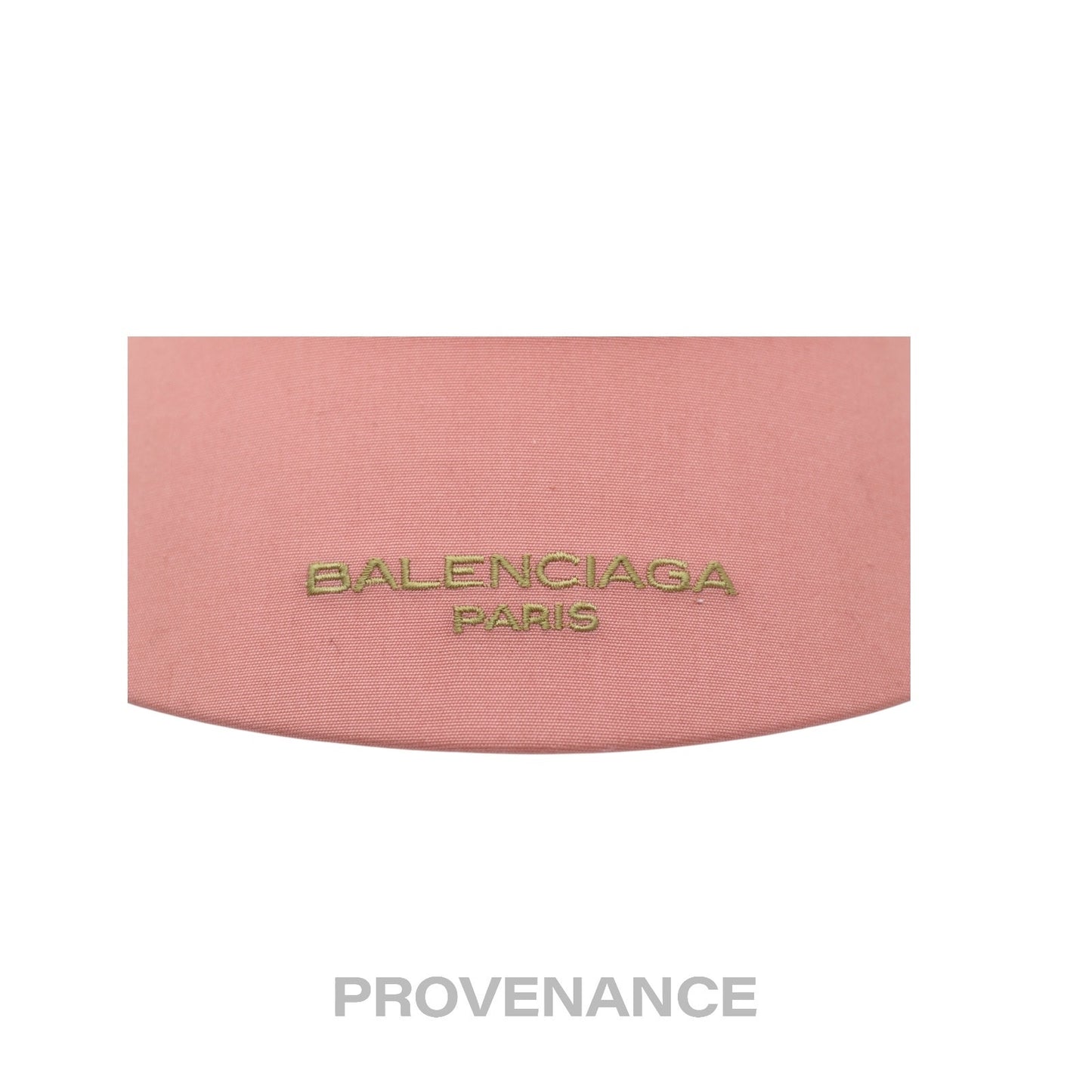 🔴 Balenciaga BB Logo Visor - Powder Pink