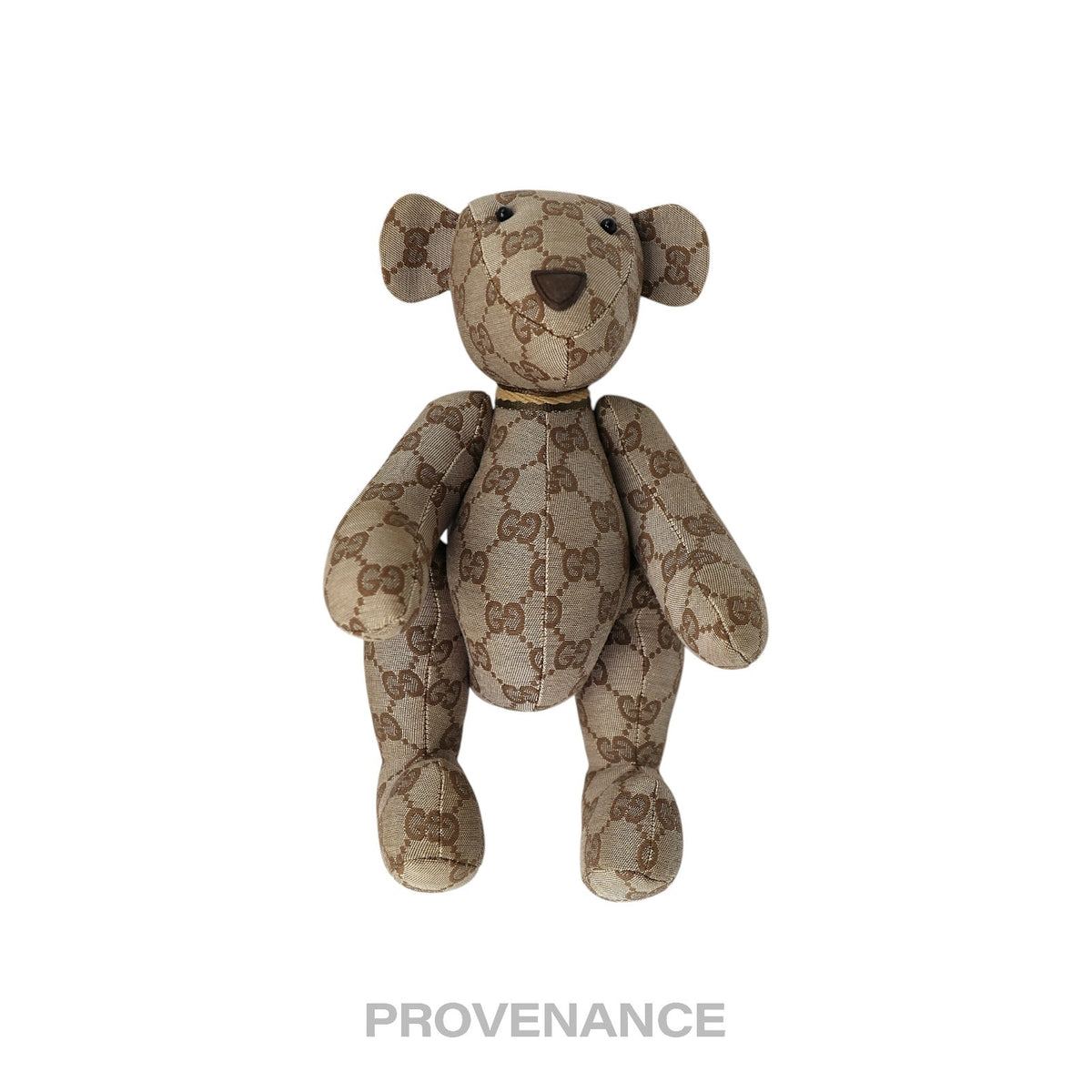 🔴 Gucci Teddy Bear - GG Canvas Tan