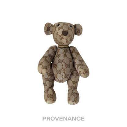 🔴 Gucci Teddy Bear - GG Canvas Tan
