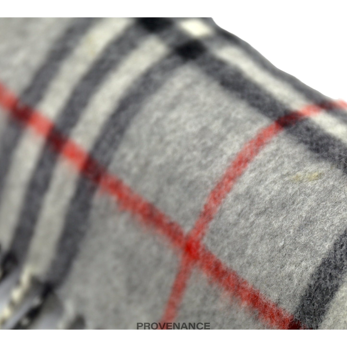 🔴 Burberry Scarf - PURE CASHMERE Nova Check Grey