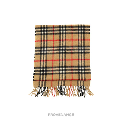 🔴 Burberry Scarf - "Burberrys" Nova Check Cashmere